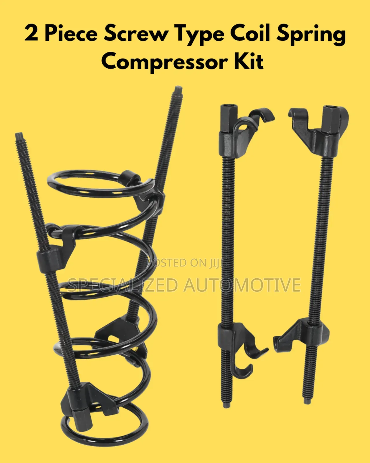 2 Piece Screw Type Vehicle Strut Coil Spring Compressor Kit