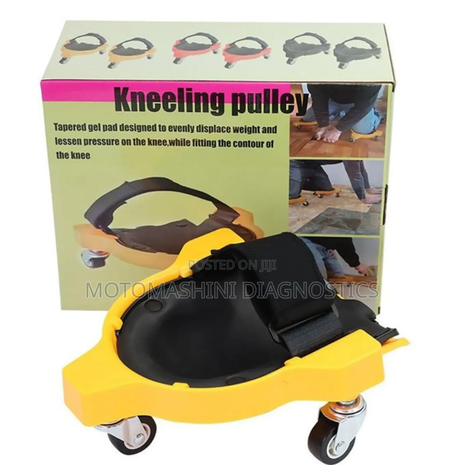 Rolling Pulley Safety Knee Protection Work Pads