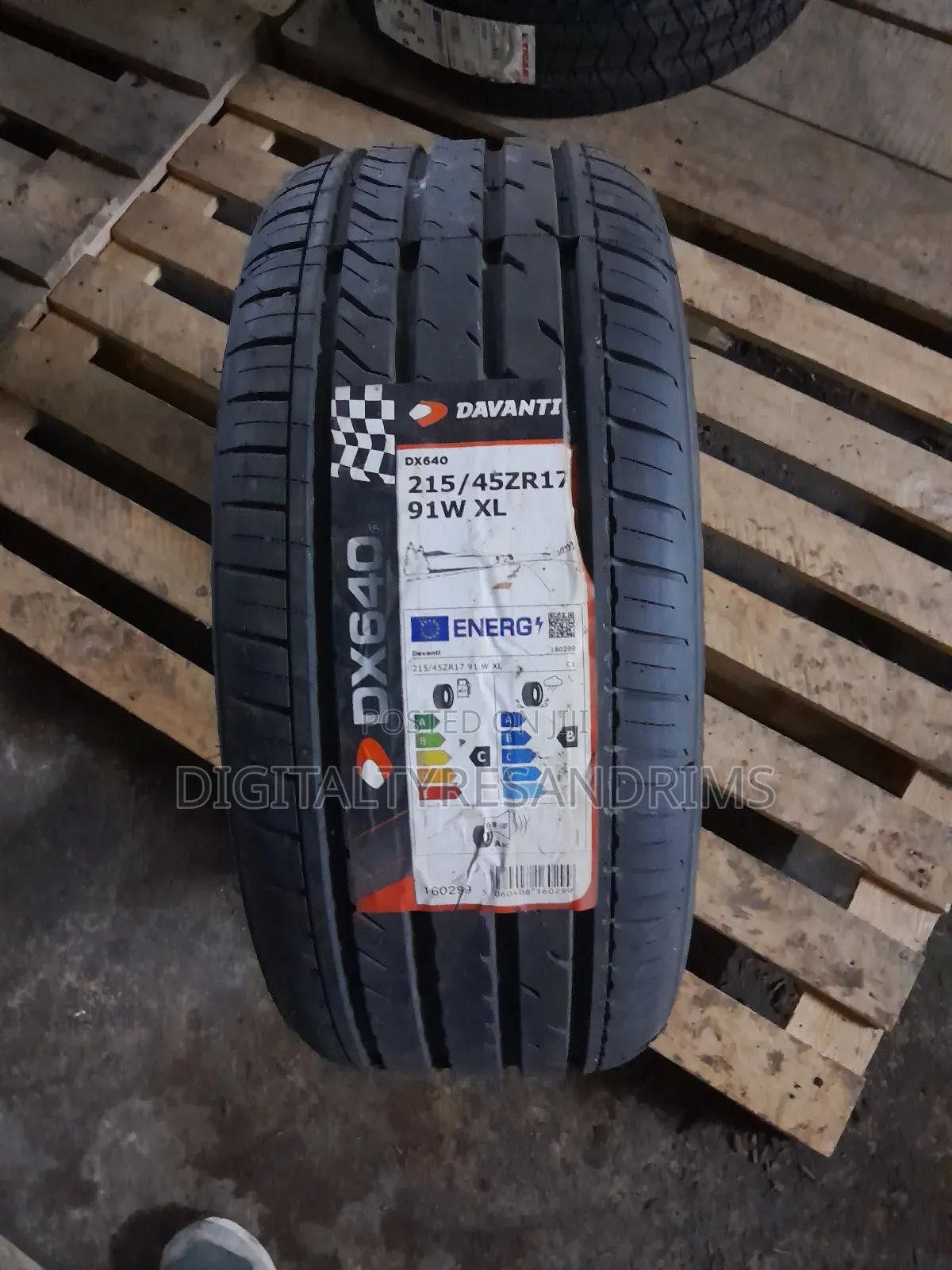 215/45r17 Davanti Tyres Brand New