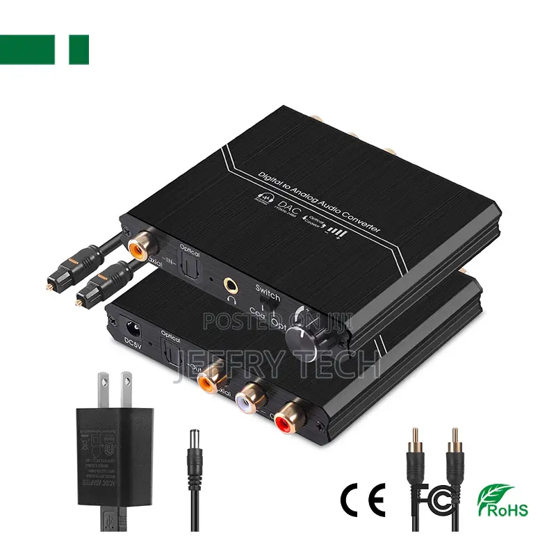 Cva-3034 Optical Coaxial Switch to Analog Audio Converter