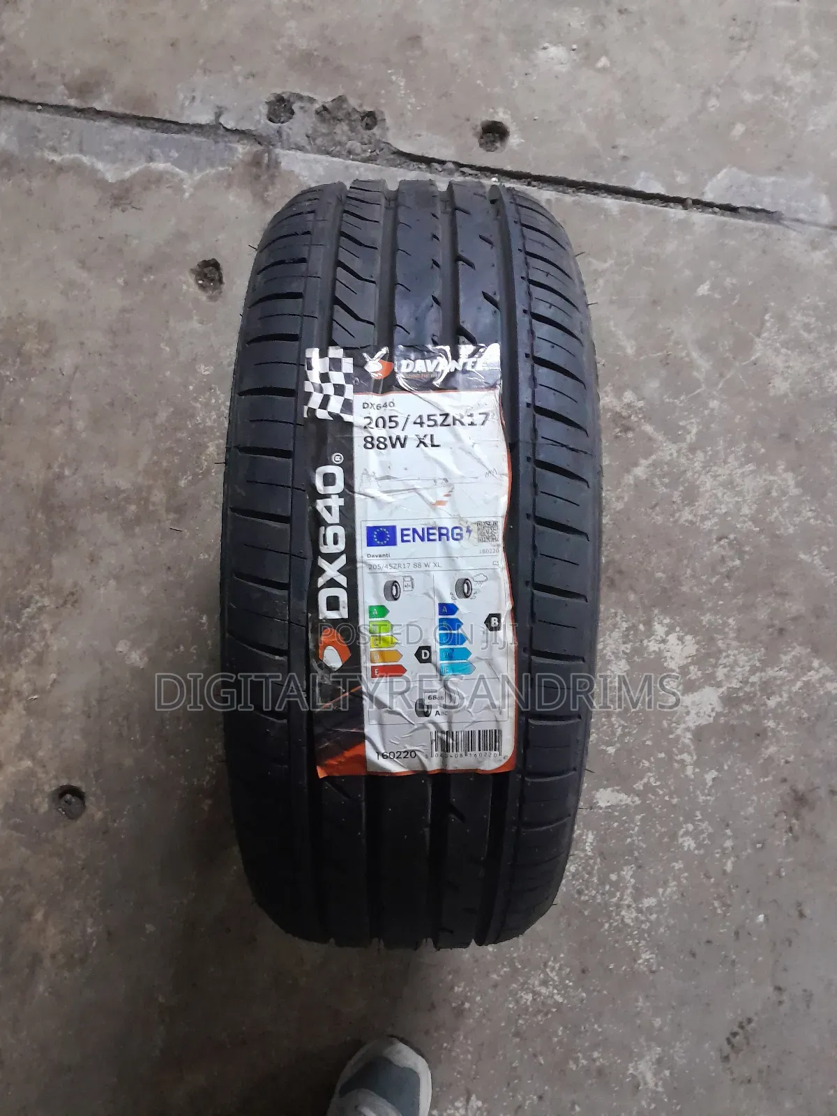 205/45r17 Davanti Tyres Brand New