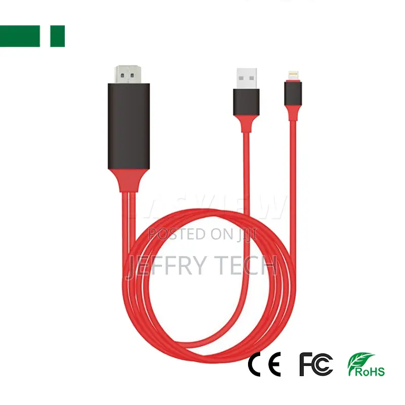 Cva-3033 1080p Lightning to Hdmi Converter for iPhone to Tv