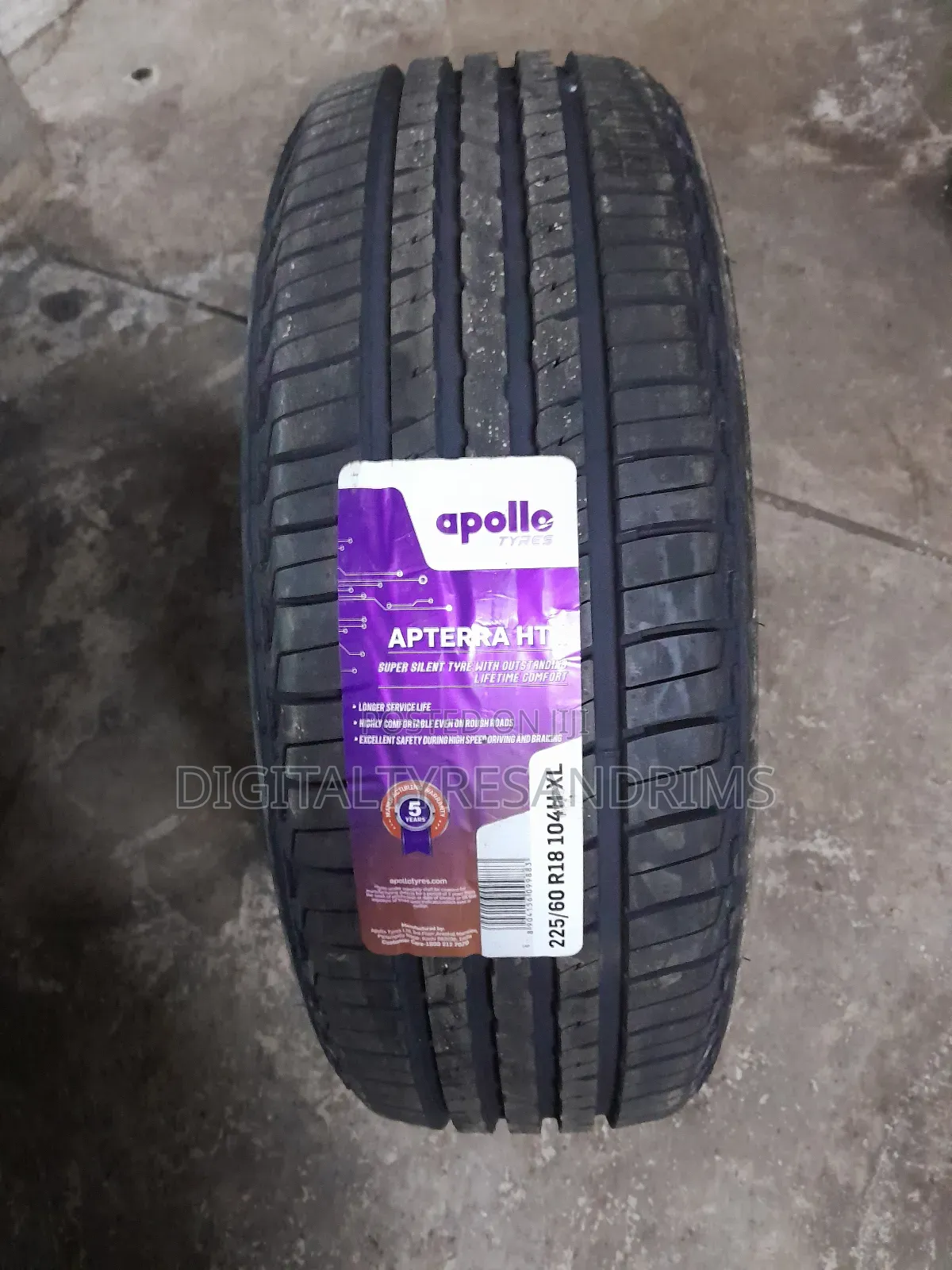 225/60r18 Apollo Tyres Brand New Made in India