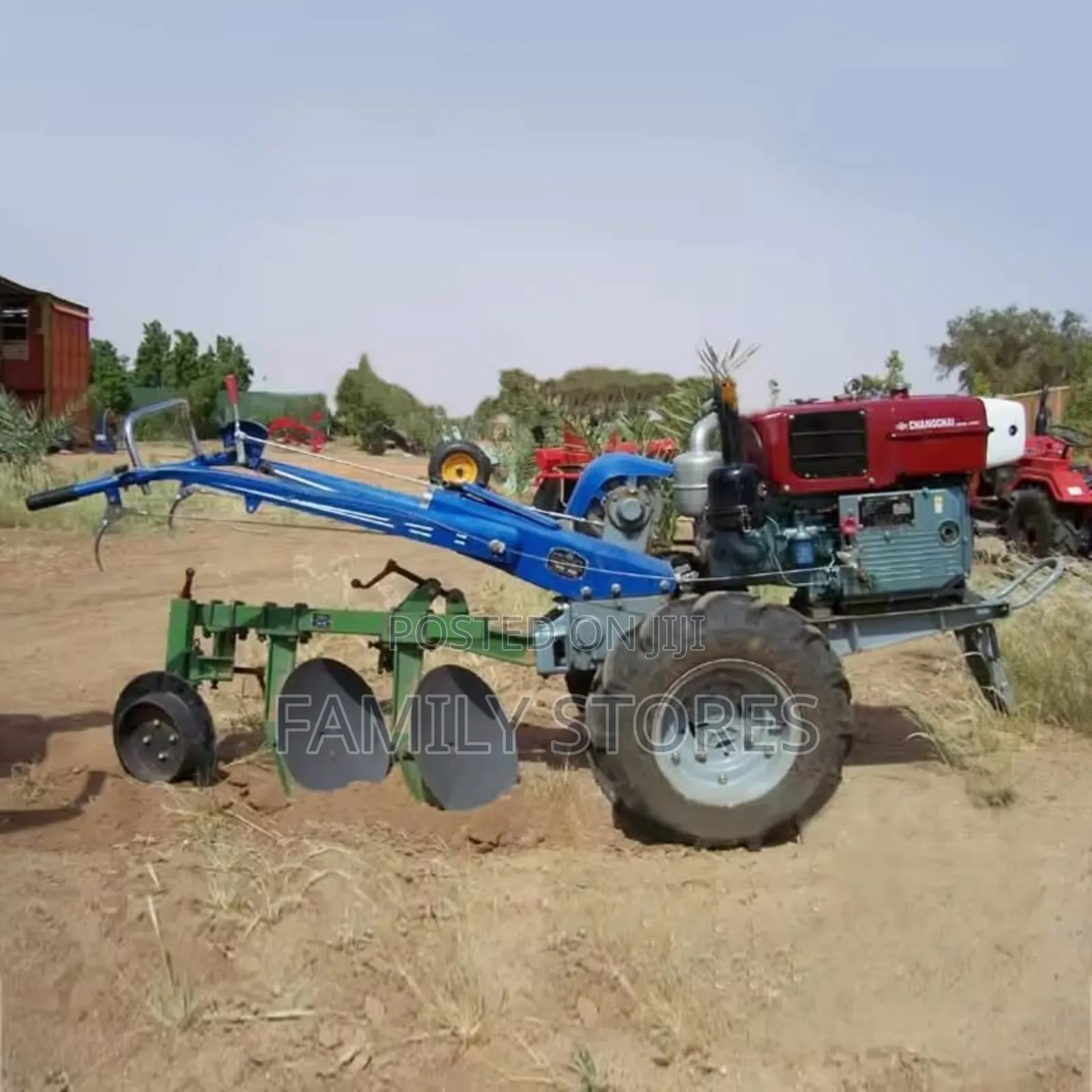 Jd 16hp Diesel Walking Tractor With Accessories.