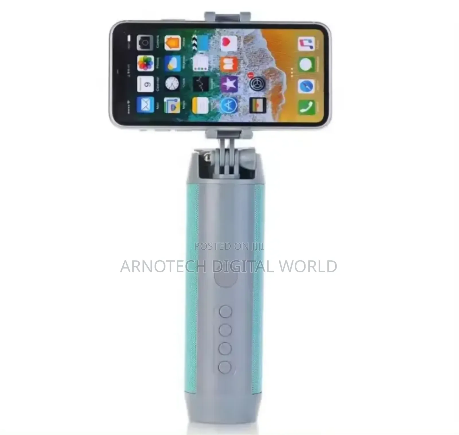 Portable Bluetooth Speaker With Selfie Stick Power Bank