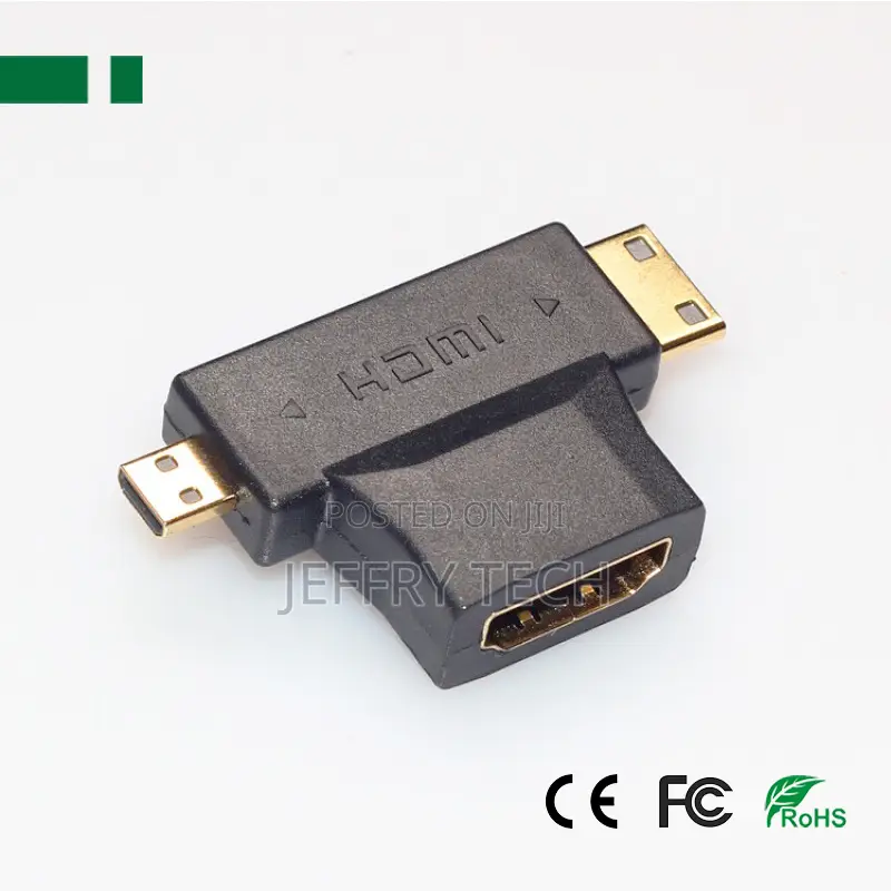 Cha-030 Hdmi Female to Micro and Mini Male Connector