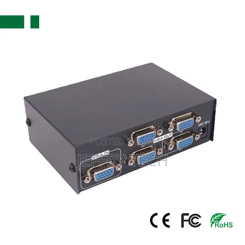 Vga-2004 1080p 1x4 200mhz Vga Video Splitter