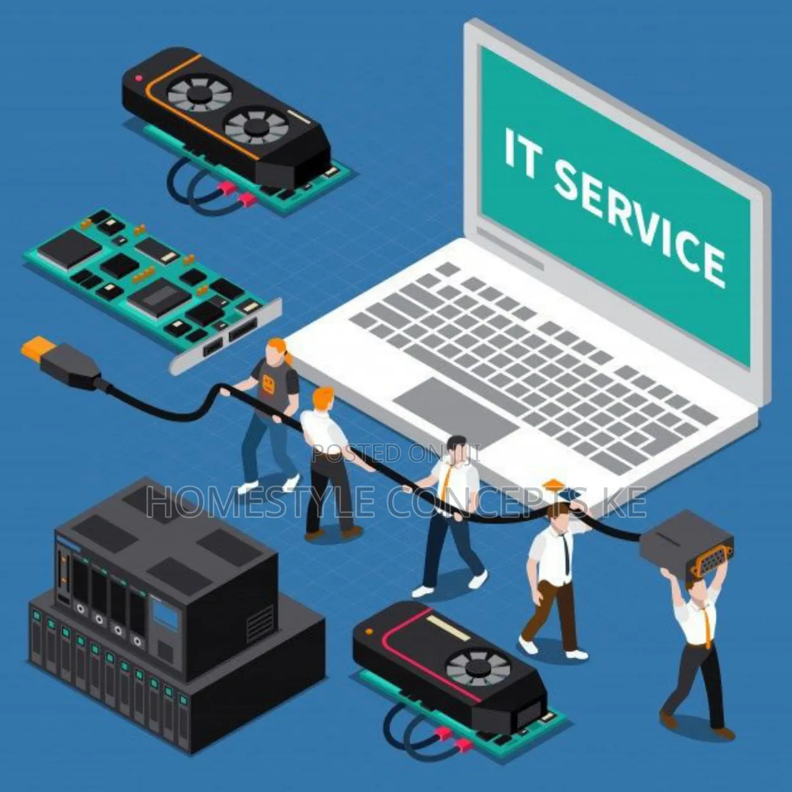 Home Office Computer Repair Support Software Printer