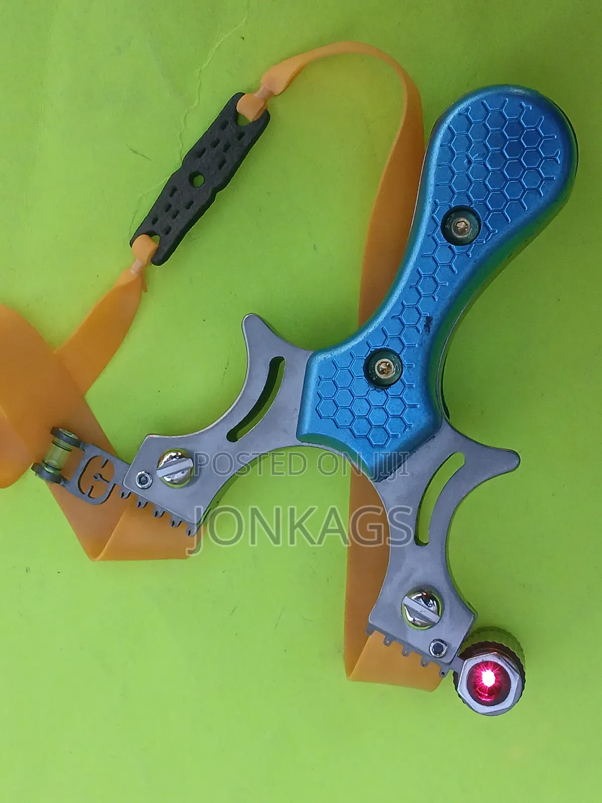 Blue Anti Slip Laser Guided Slingshot Catapult