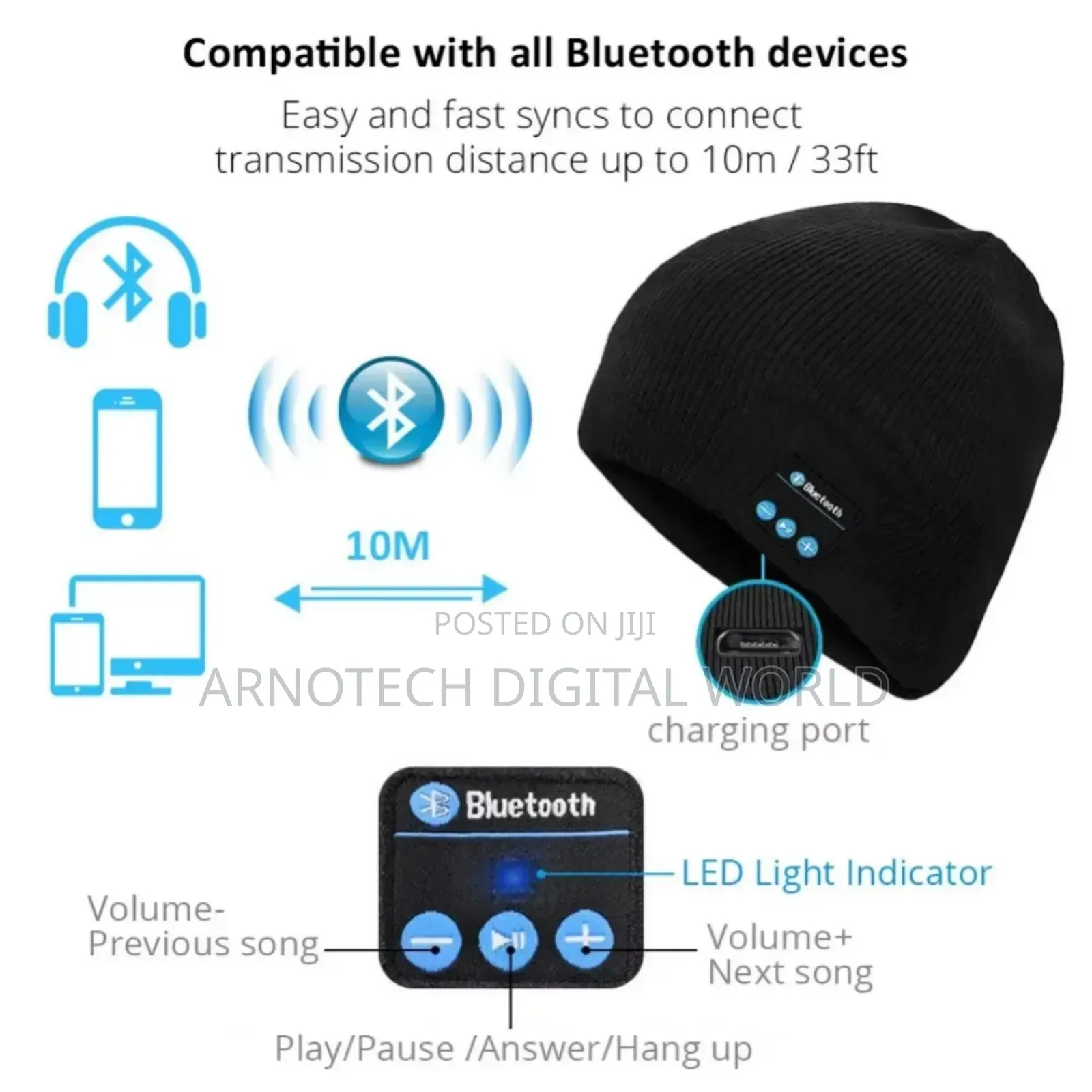 Outdoor Fashionable Bt Speaker Hat
