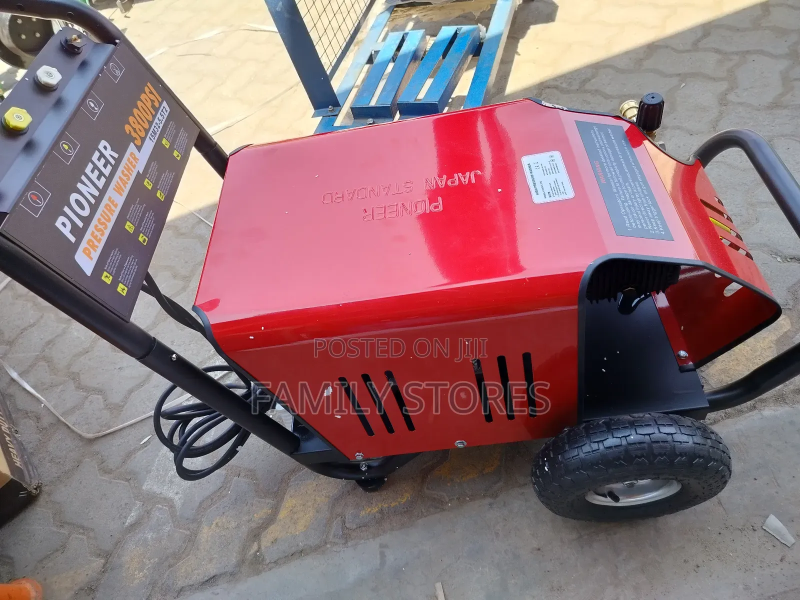 Pioneer 3800psi Three Phase Electric High Pressure Washer
