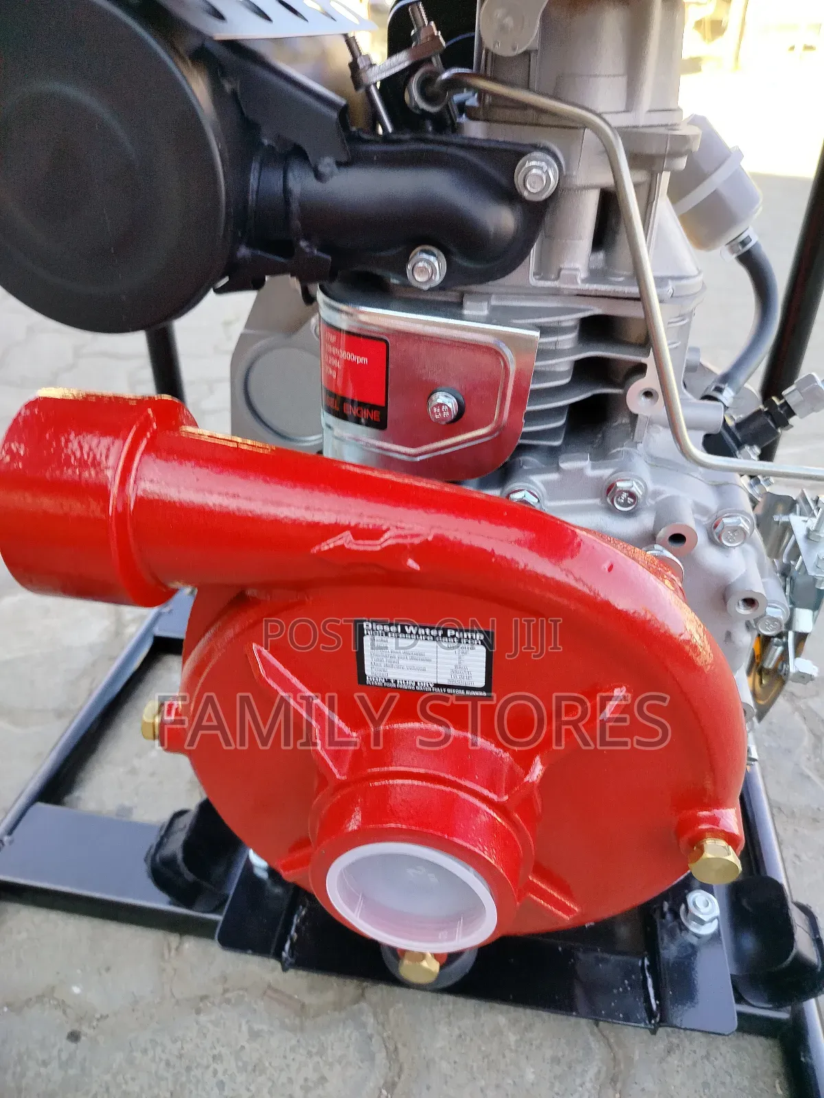 Diesel High-Pressure Water Pump 2inch Outlet/Inlet.