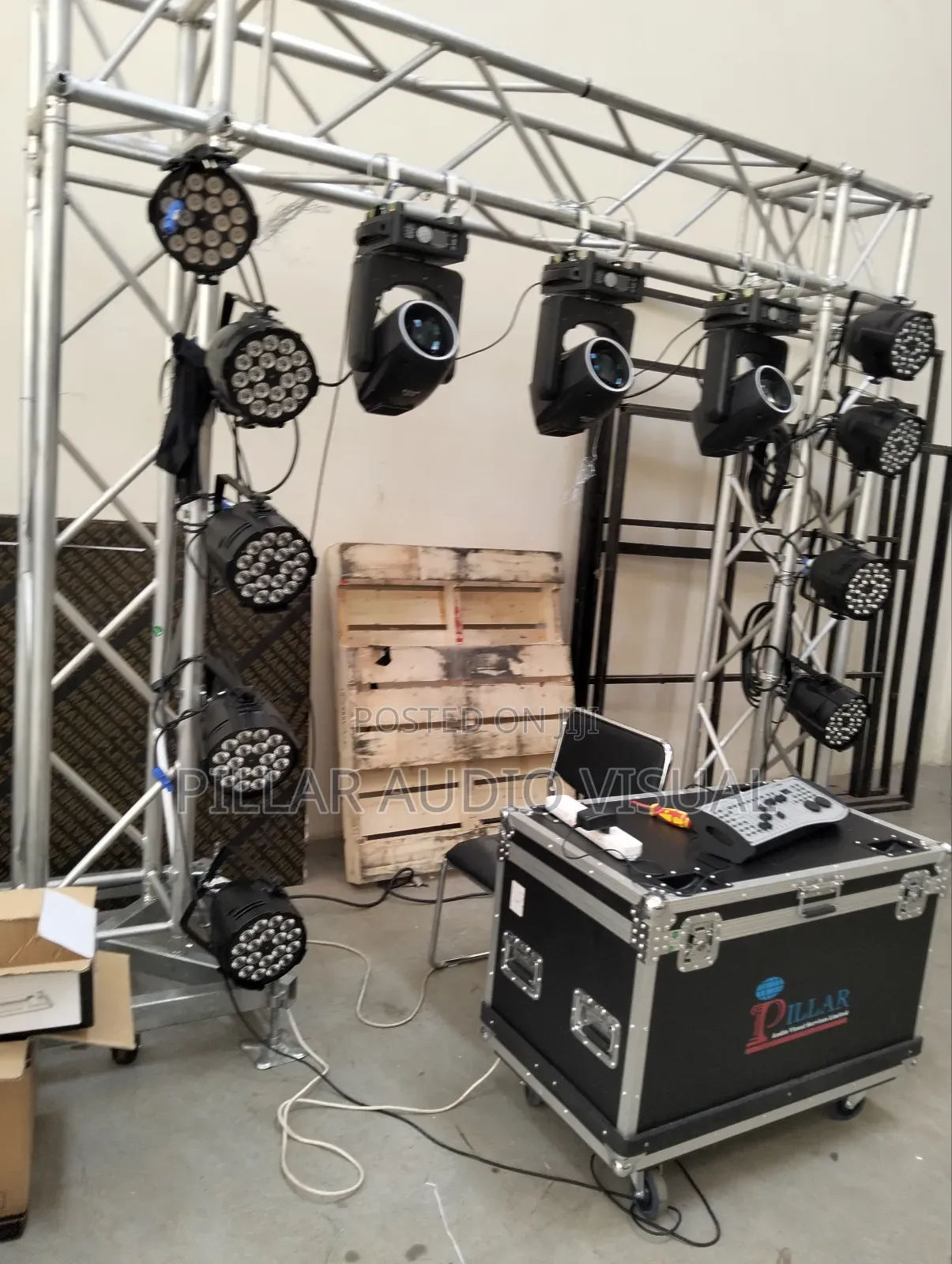 Parcans! Hire Moving Heads Parcans, Lightings