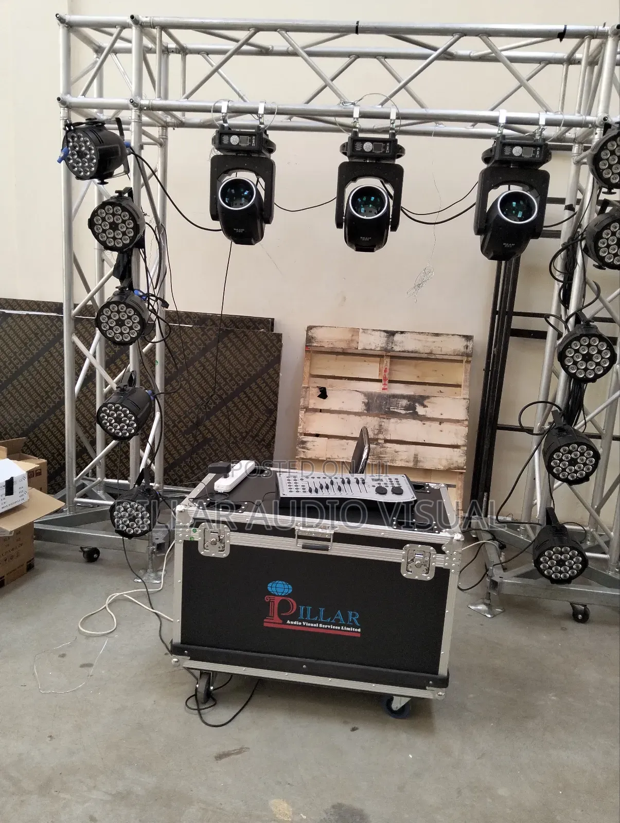 Parcans! Hire Moving Heads Parcans, Lightings