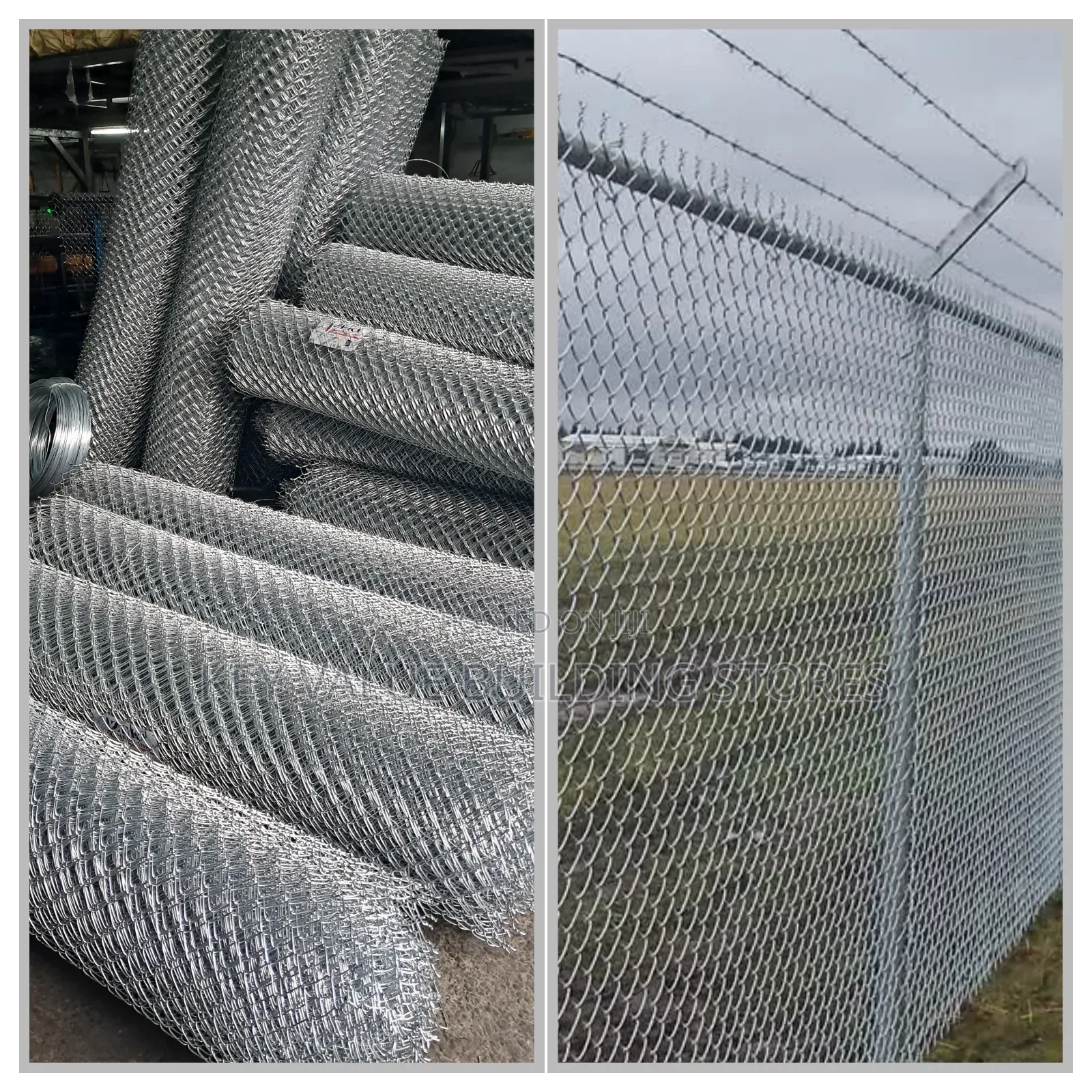 Chainlink Fencing Mesh Wire 11g-3mm *80*80 8ft