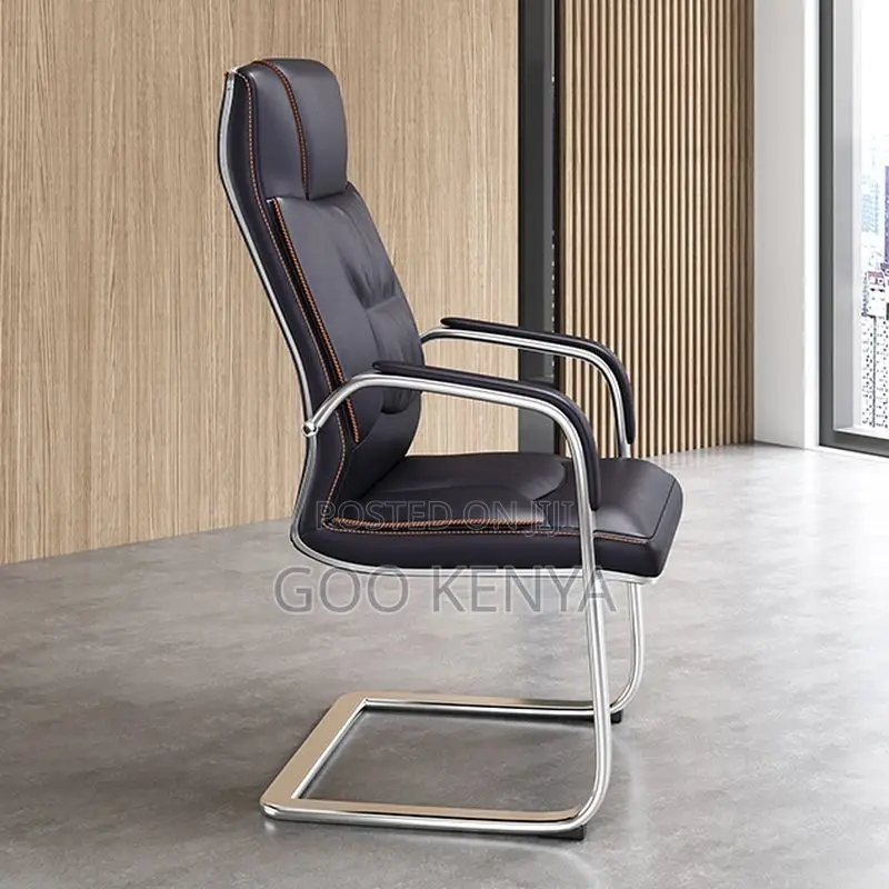 Office Chair ; Leather Office Waiting Chair