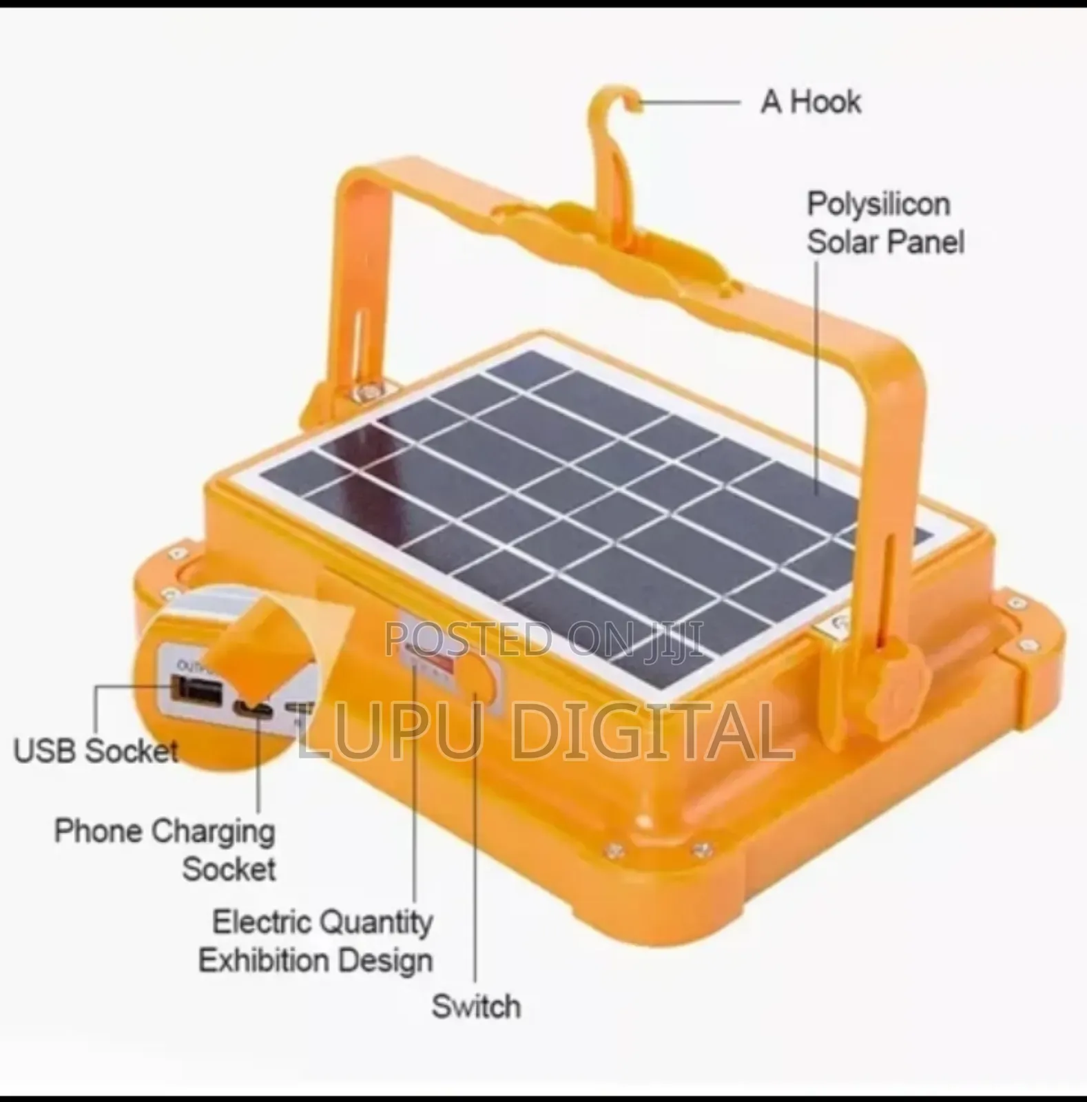 100 Watts Solar Rechargeable and Power Rechargeable