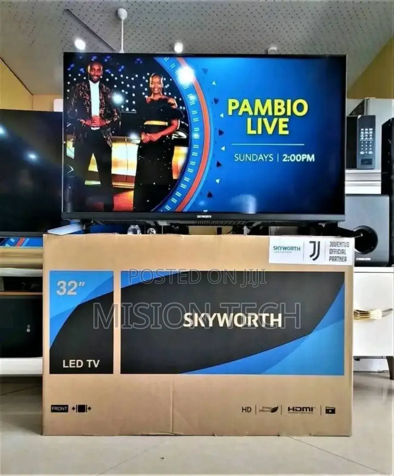Skyworth 32 Inch Smart Android Frameless Tv*