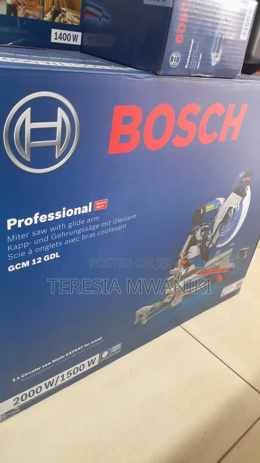 Gcm 12 Gdl - Professional  Mitre Saw  ( Heavy Duty) Bosch
