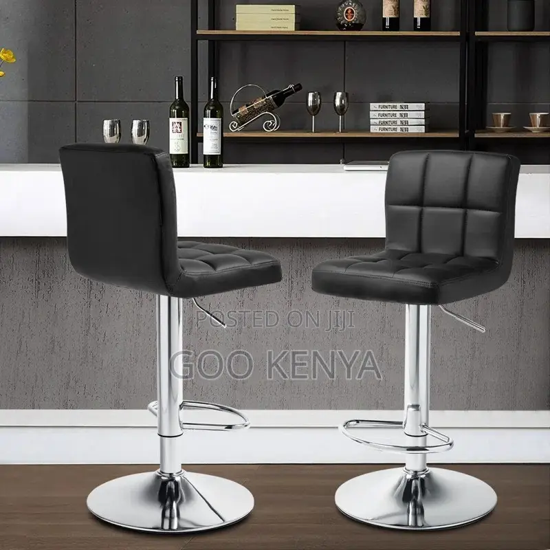 Home Chair ; Counter Barstool With Backrest