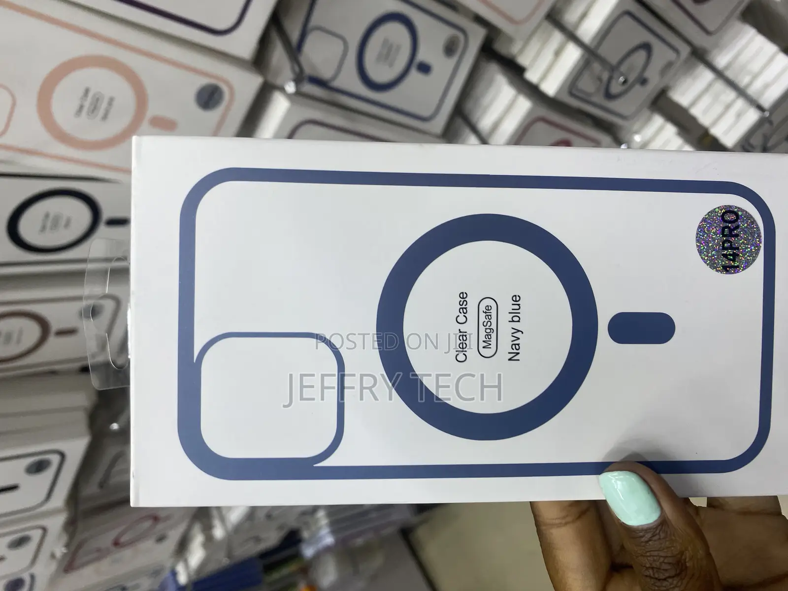 Incipio iPhone 14 Pro Transparent Navyblue Case With Magsafe