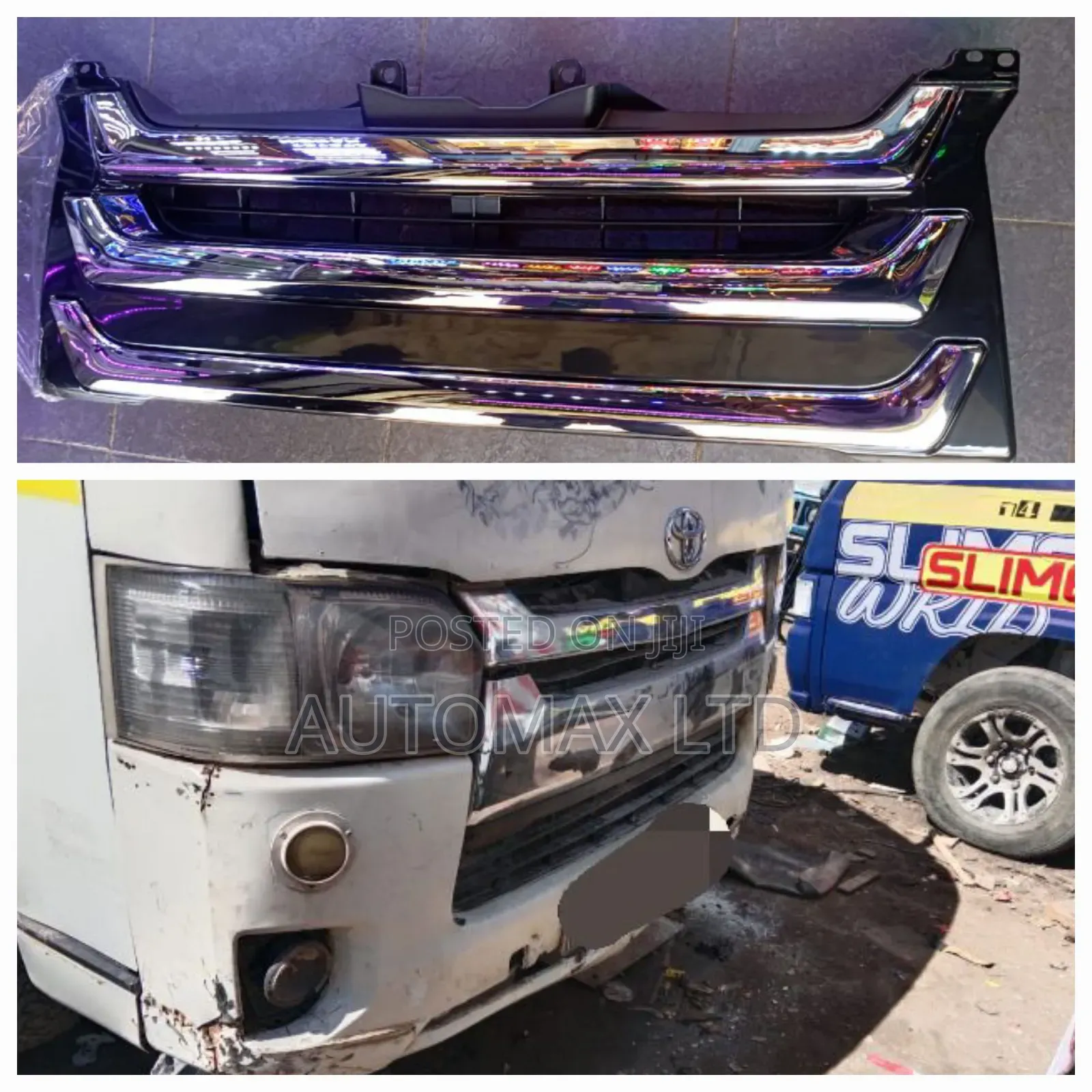Modelista Type Grille for Toyota Hiace 7l, Kdh200 (Matatu)