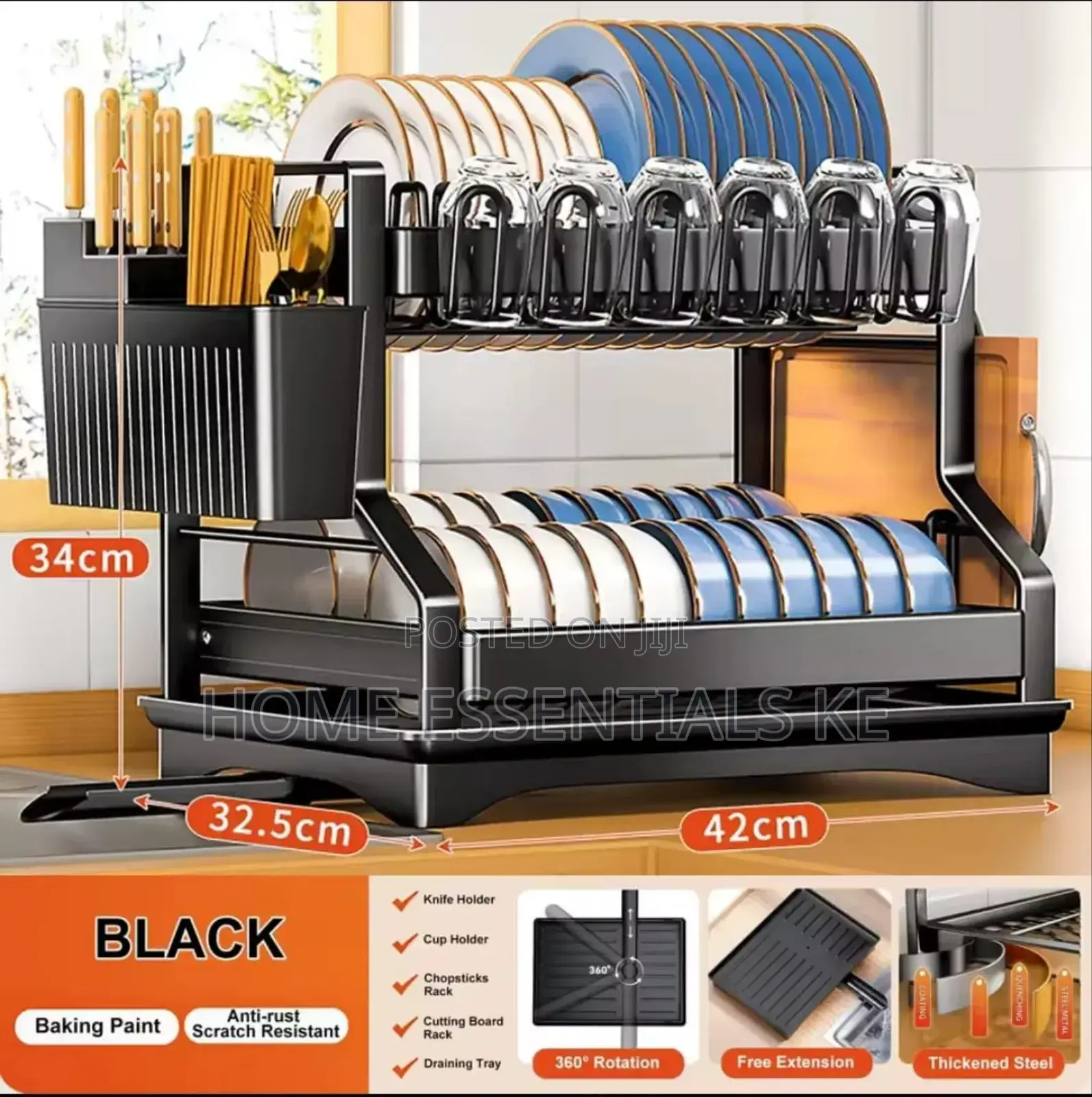 *Kitchen Dish Bowl Drainer