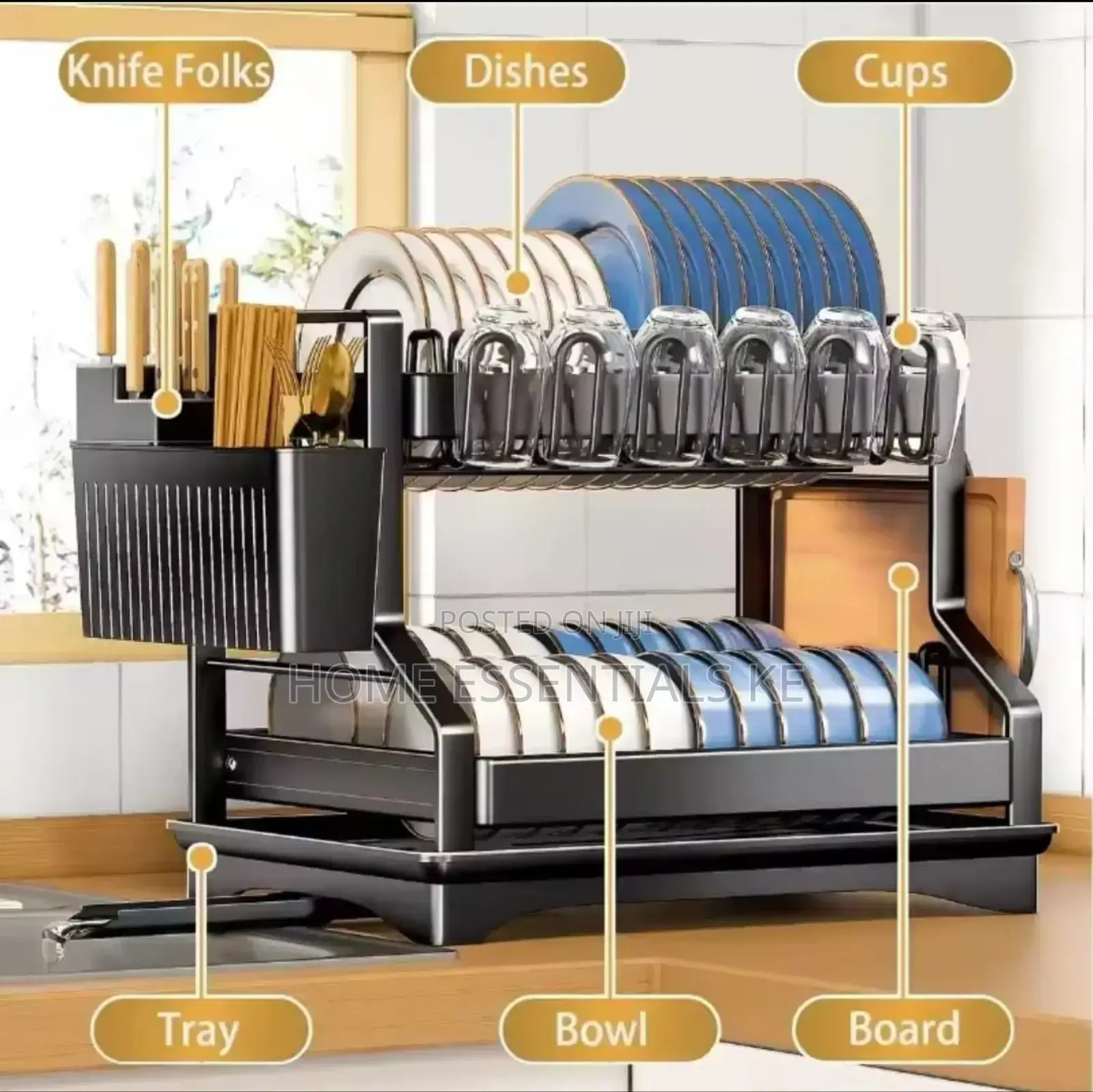 *Kitchen Dish Bowl Drainer