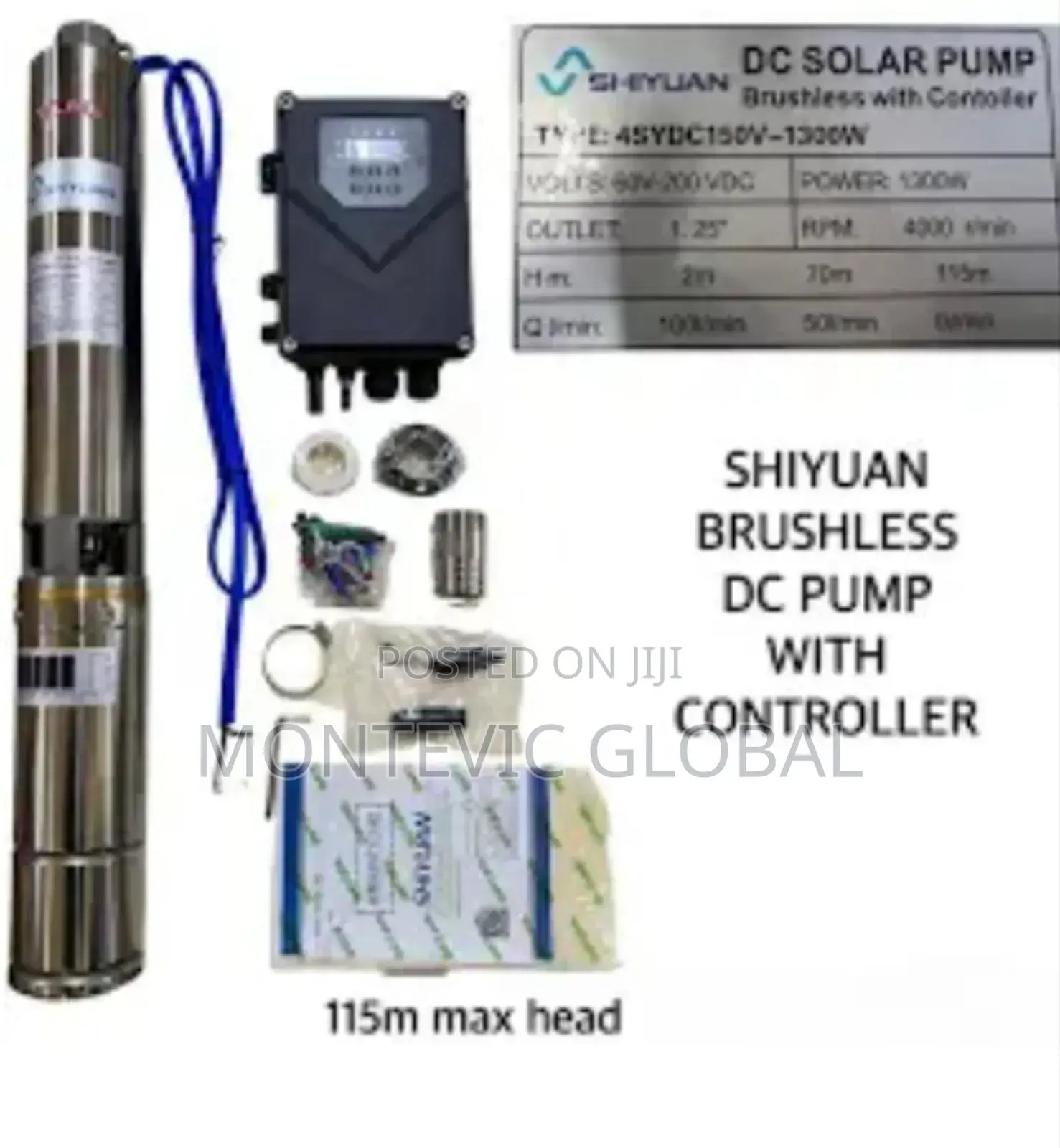 115m 1300qatts Shiyua Dc Pump