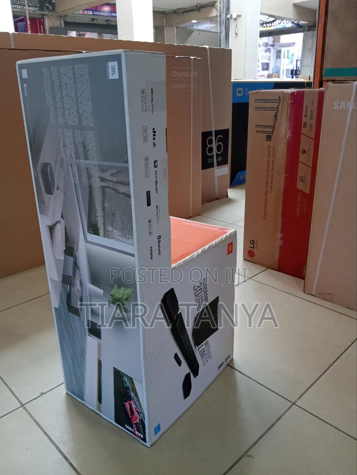 JBL Bar 1000 True Dolby Atmos Built in Wifi