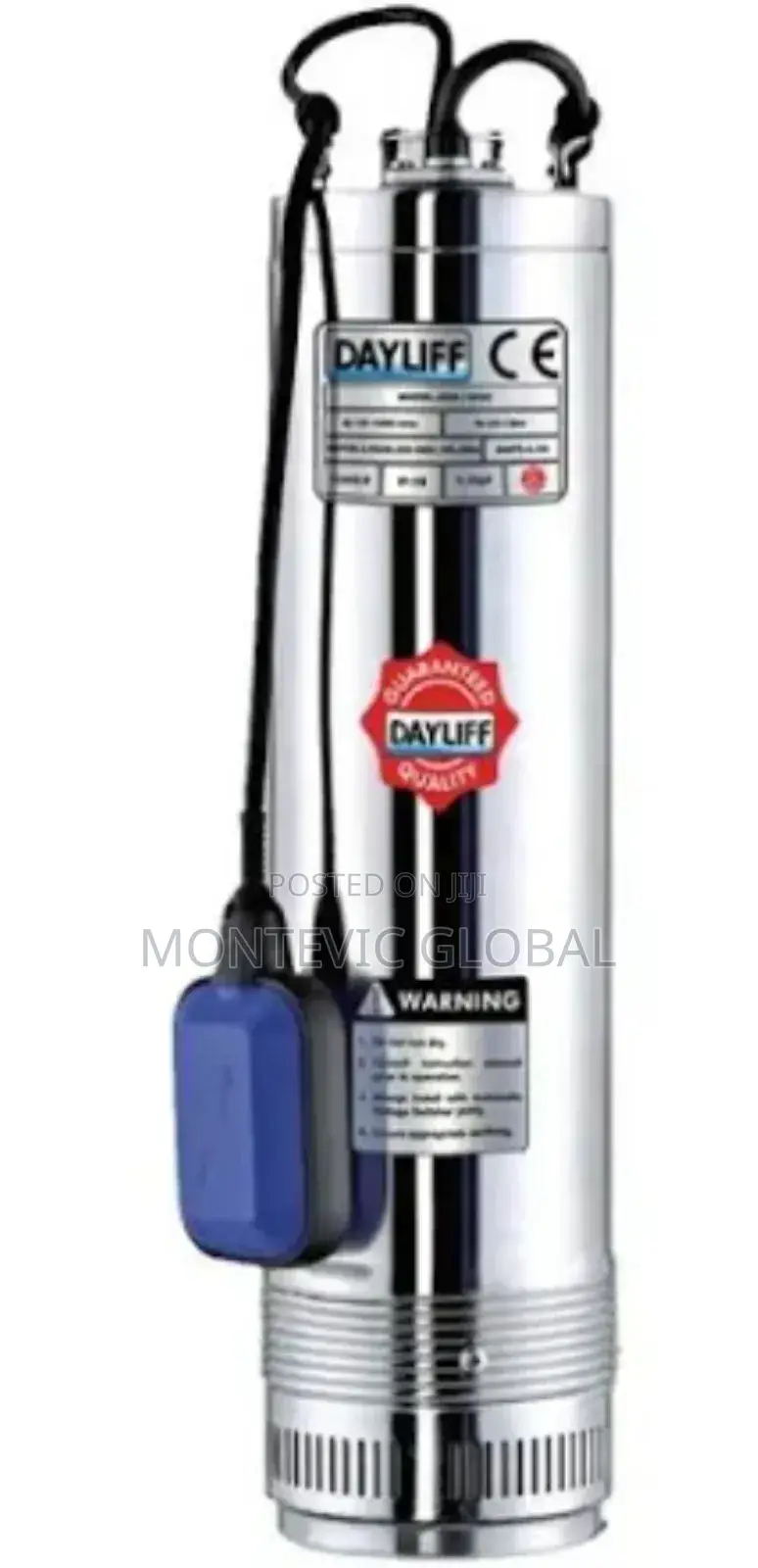 1.5hp Dayliff Submersible Water Pump