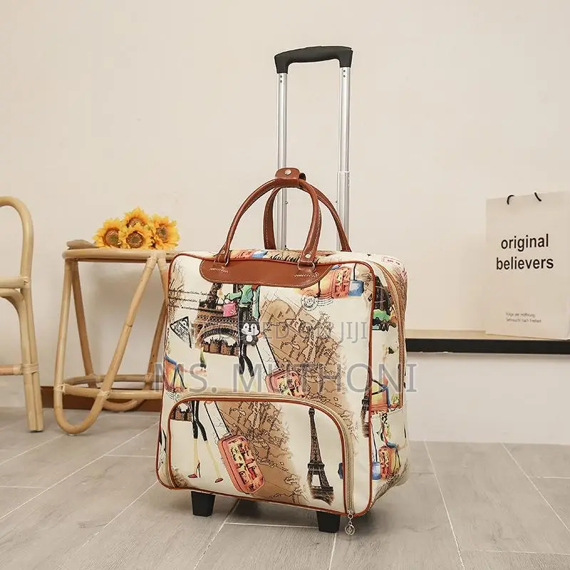 Portable Short Trip Travel Bag Universal Wheel Handheld