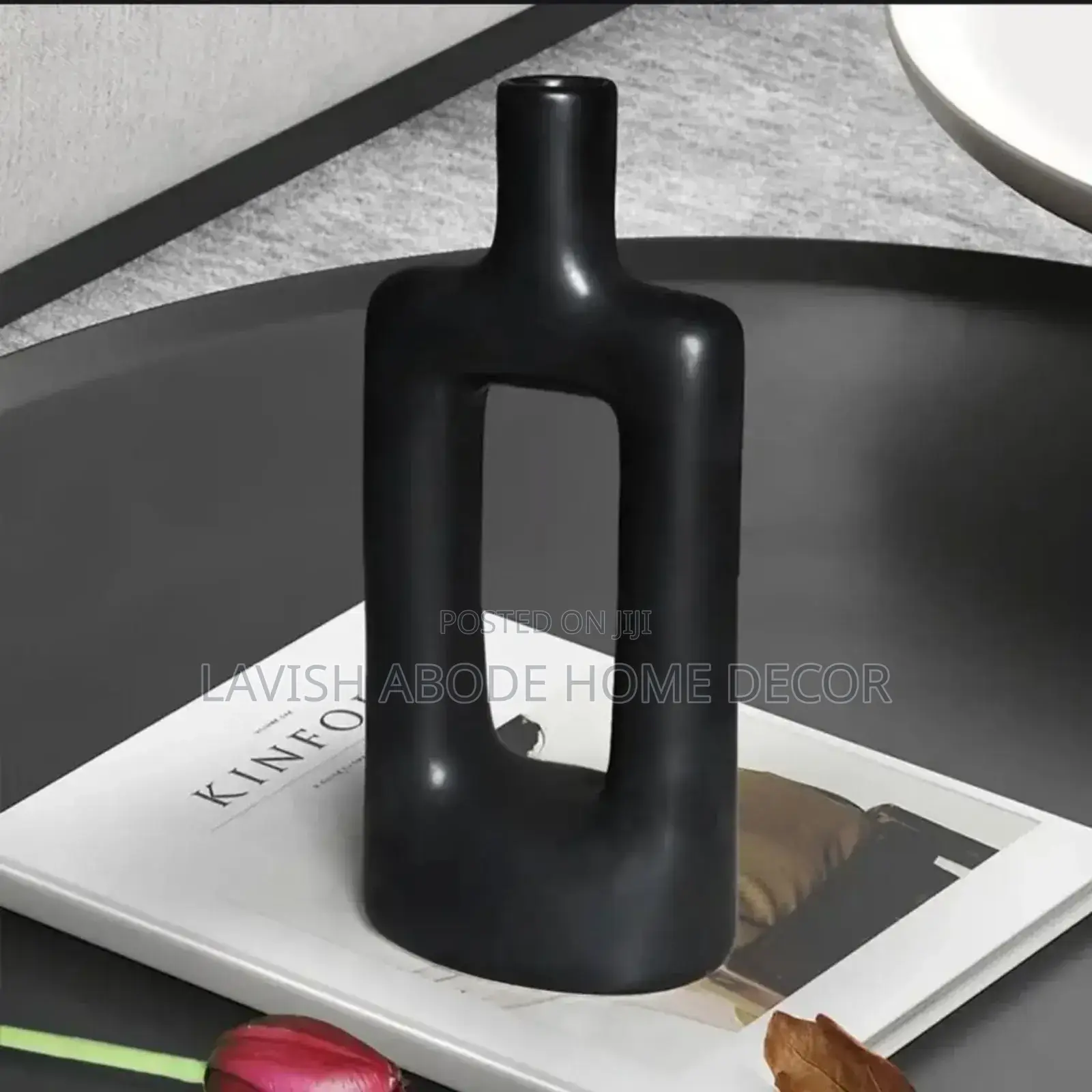 Abstract Ceramic Flower Vase