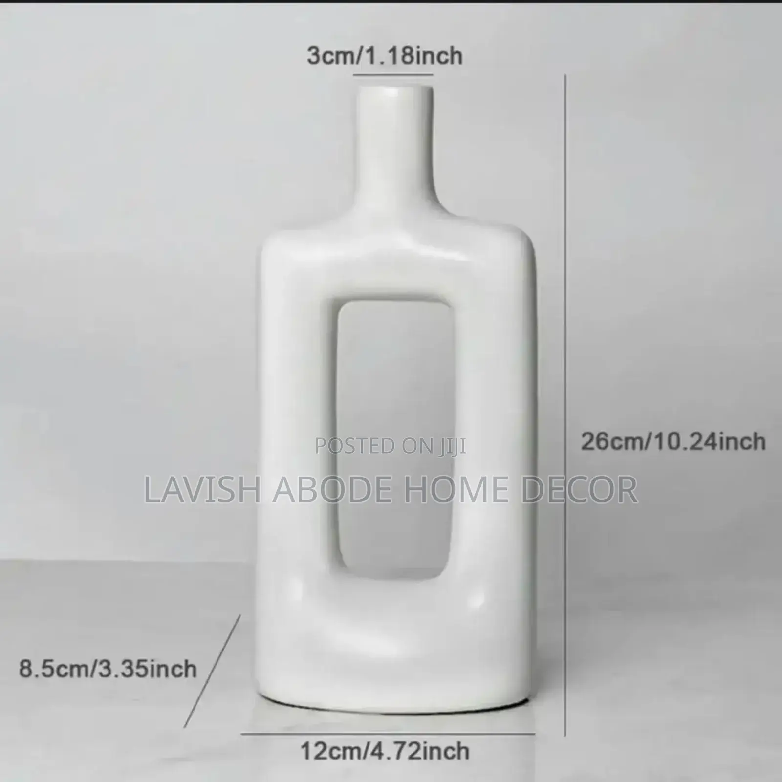 Abstract Ceramic Flower Vase