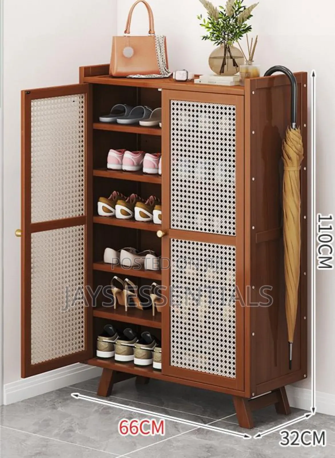 Wooden Shoe Rack / Storage Cabinet
