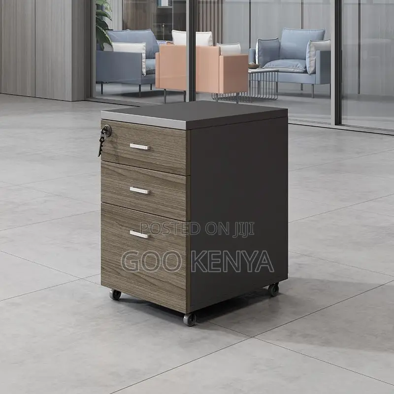 Storage Units ; Movable 3-Drawer Pedestal