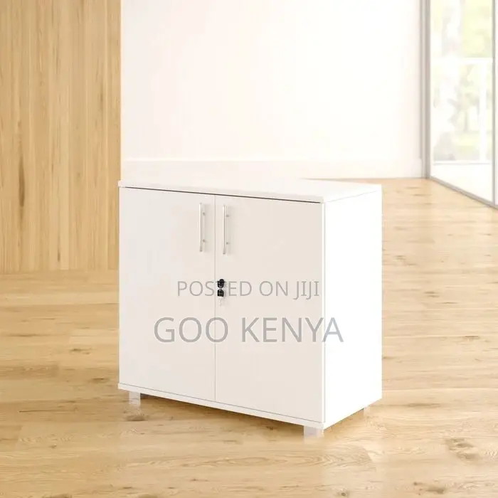Office Furniture ; 2-Door Locking Executive Wooden Cupboard