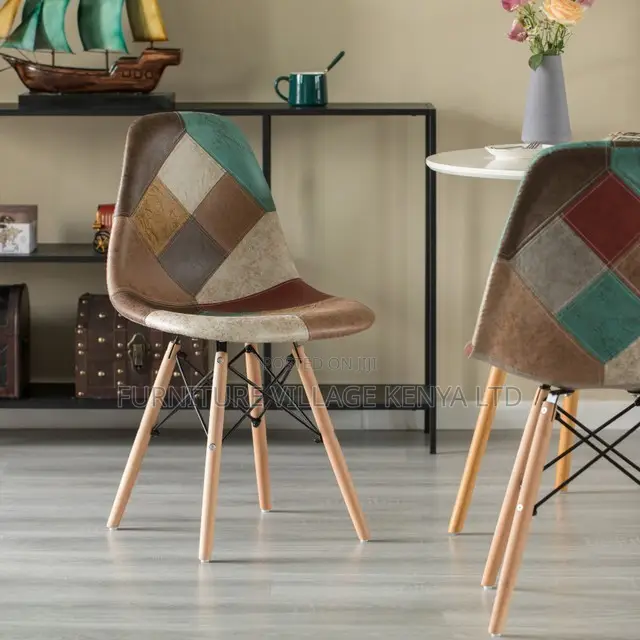 Dining Chair:Artistic Upholstered Office Lounge Seat