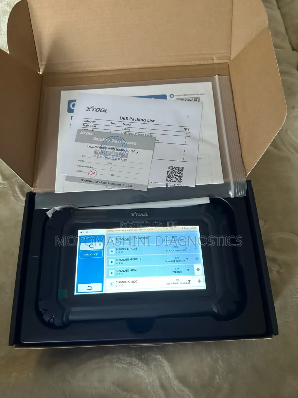 Xtool D6s Obd2 Car Fault Diagnosis Machine Obd-Ii Scanner