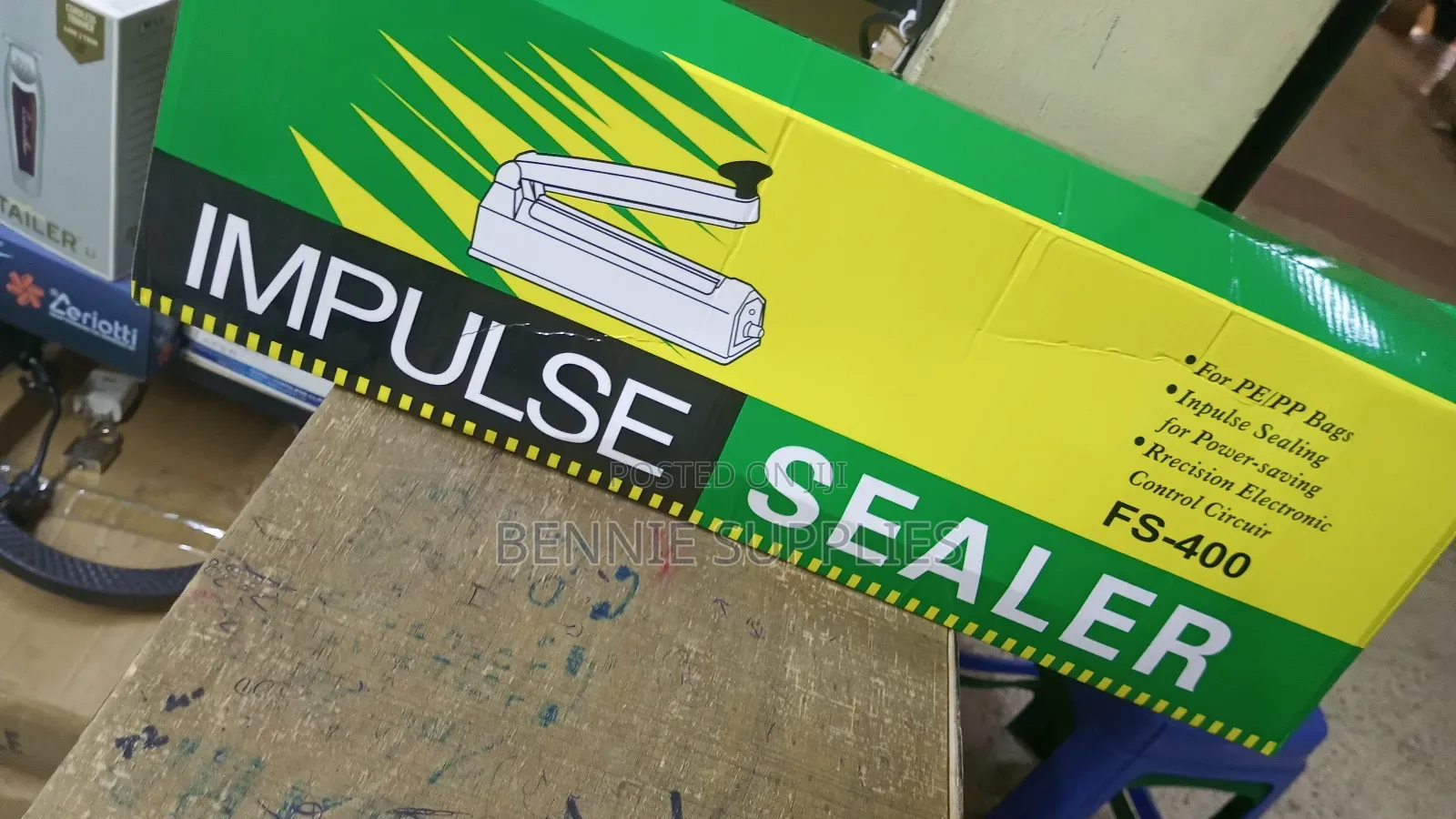 Heavy Dust Sealing Machine/ Impluse Sealer 400 Metallic