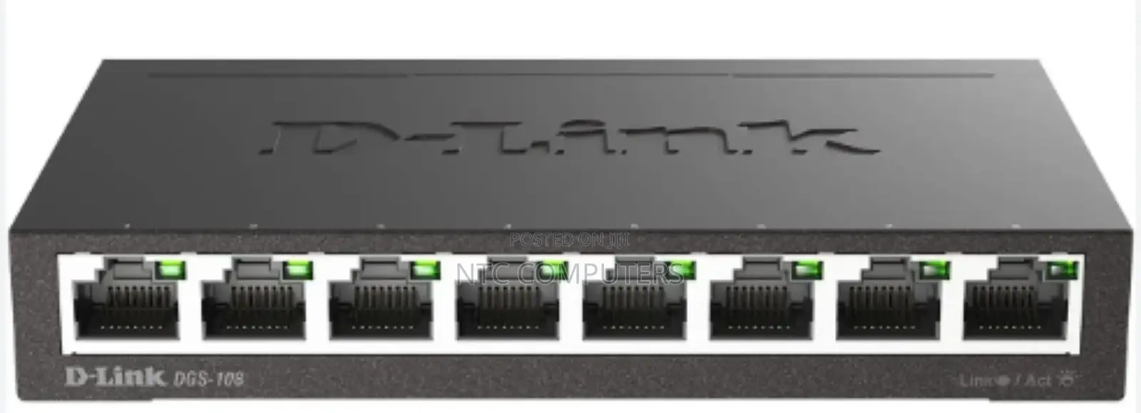 DGS-108 8-Portbase-T Unmanaged Metal Desktop