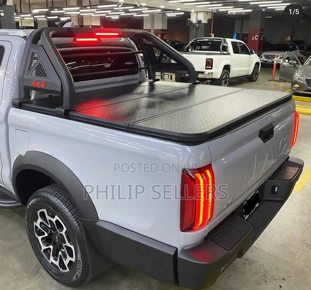 Hard Tri-Fold Cover Matte Black Rollbar Available at Very