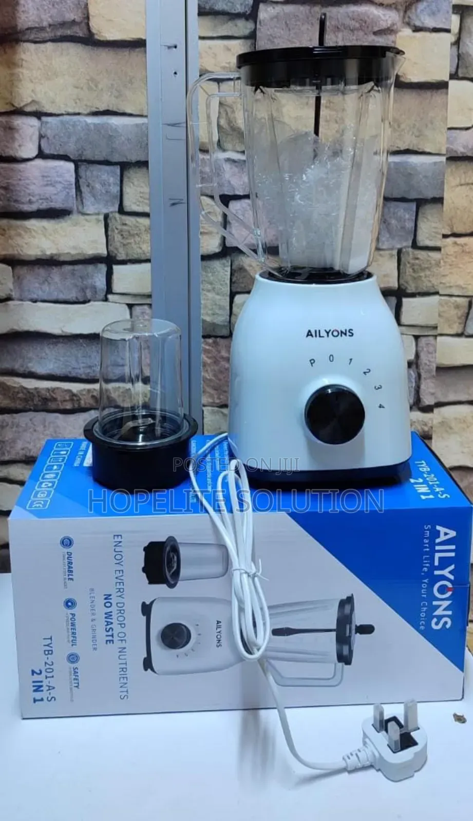 1.5lit*1.5ltr 2in1 Ailyons Blender