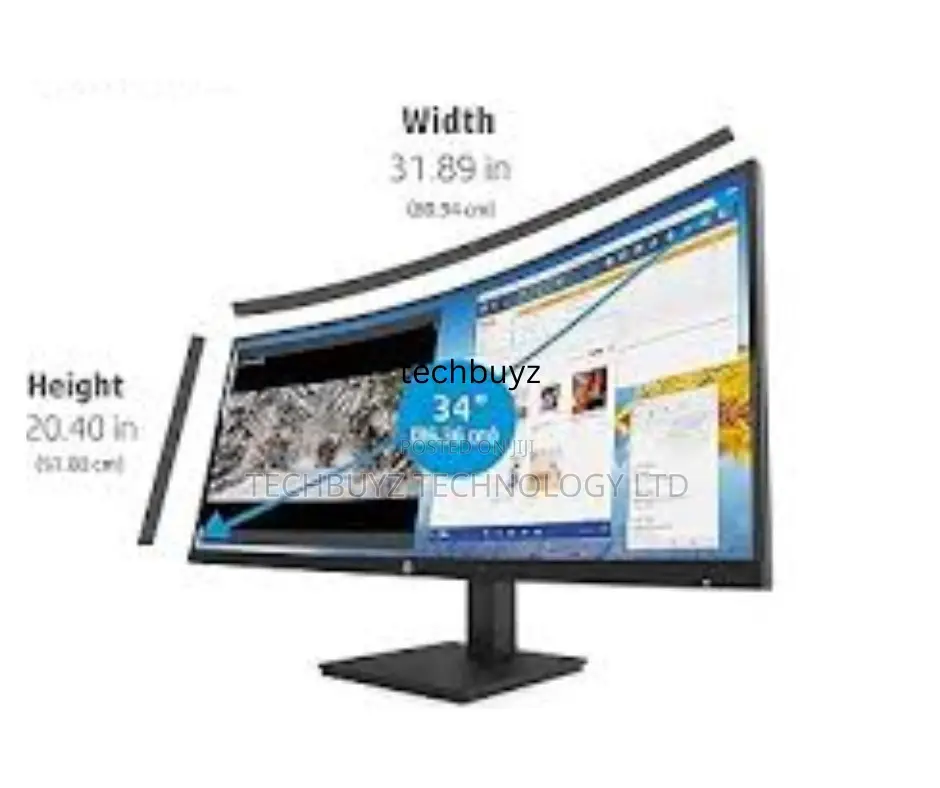 Hp P34hc G4 WQHD Usb-C Curved Monitor,