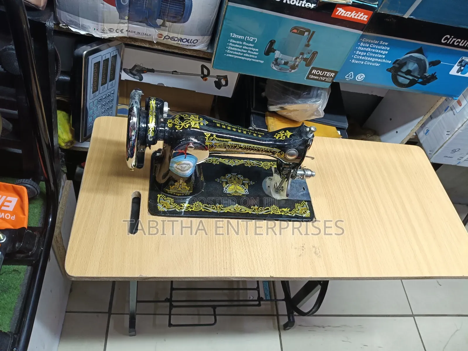 Complete Butterfly Sewing Machine