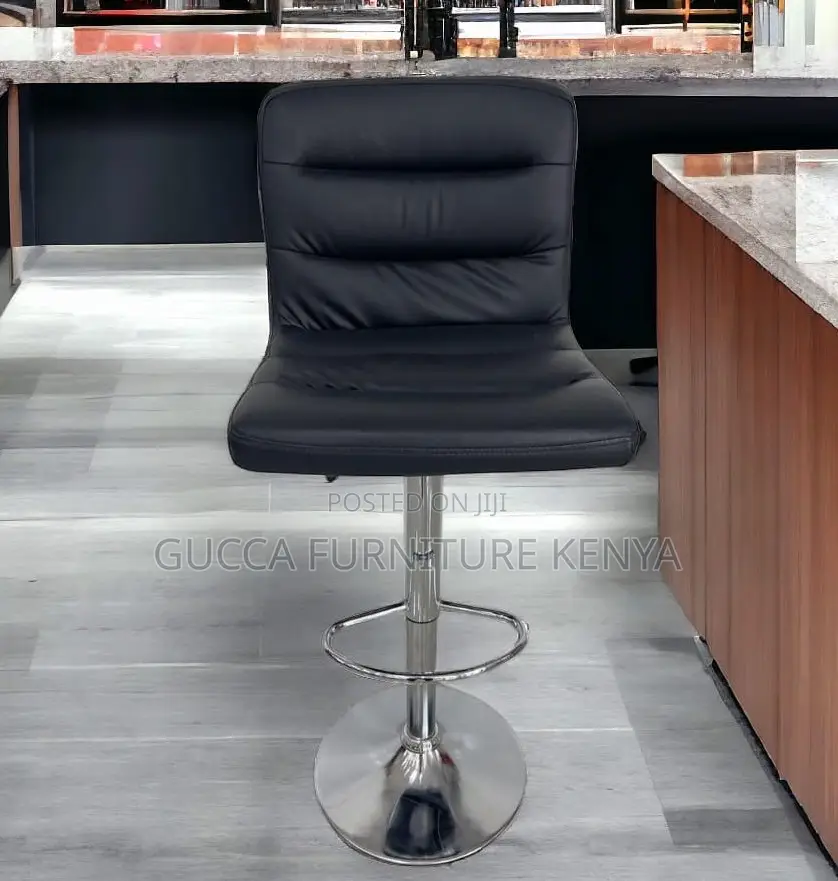 Office Stools:Urban Black Bistro Office Home Leather Stool