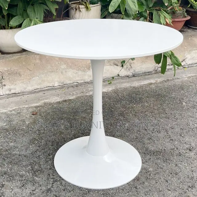 Coffee Table: Round Marble Tulip Coffee Table-80cm
