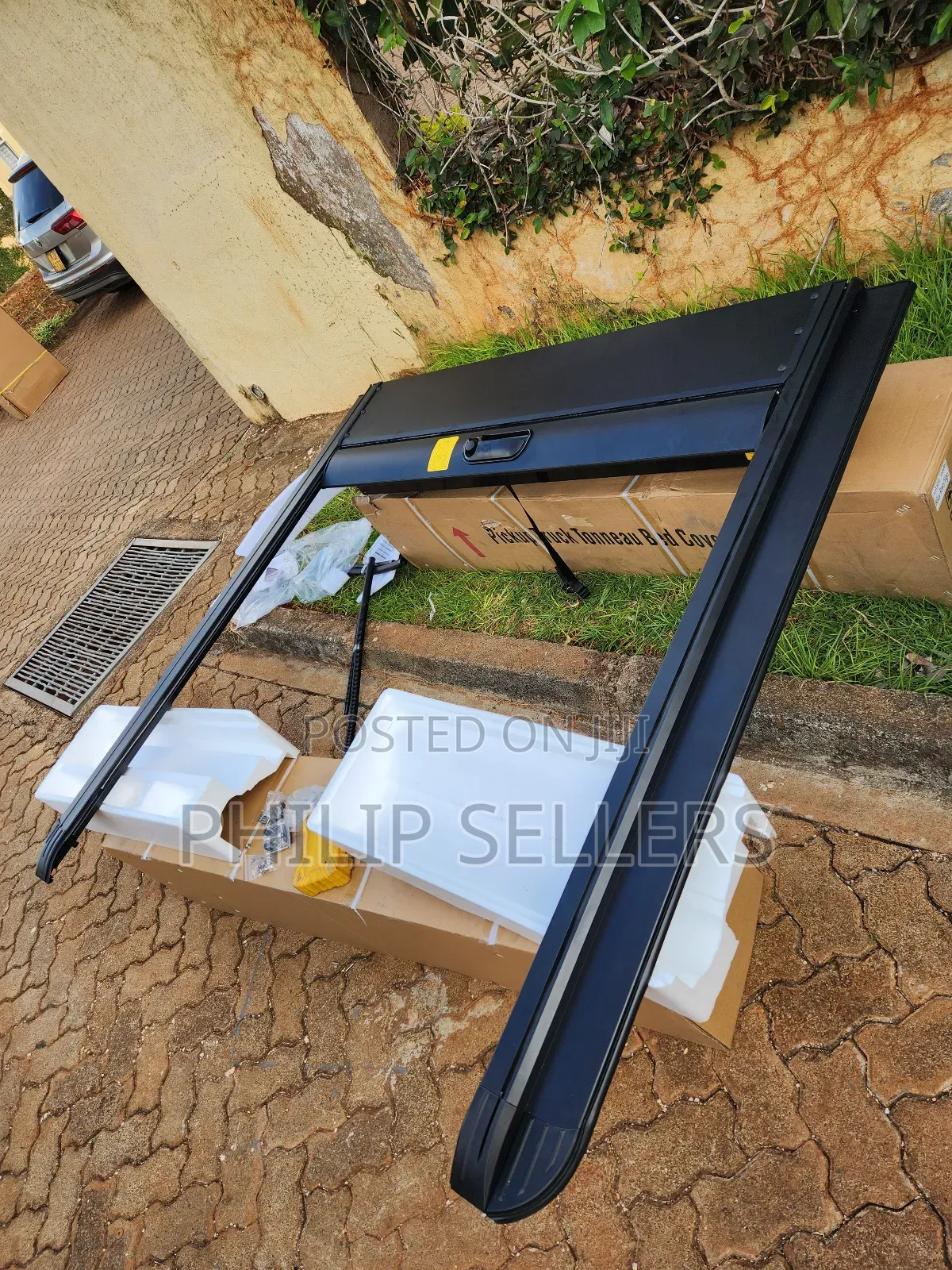 Black Heavy Duty Roller Shutter Cover With Lock