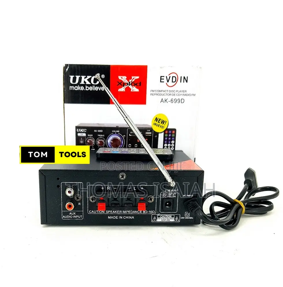Ak-699d Hifi Stereo Audio Amplifier 500w 250w+250w Bluetooth