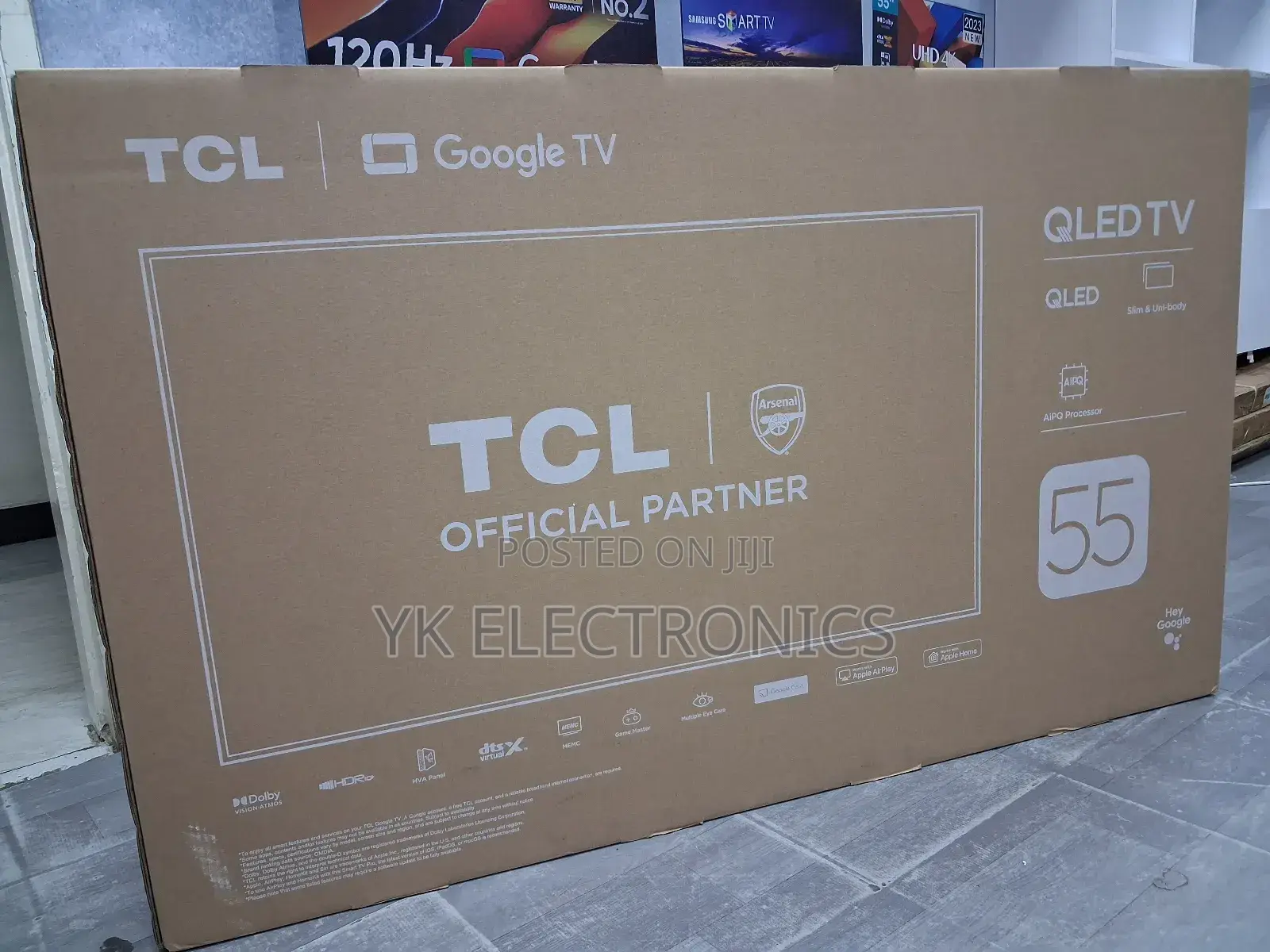 TCL 55′′ 55t6c Qled Smart Tv (New Model 2025)